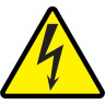 Самоклеящаяся этикетка IEK 50х50х50мм символ 